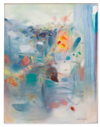 Chu Teh-Chun, Matin de fête, 1990